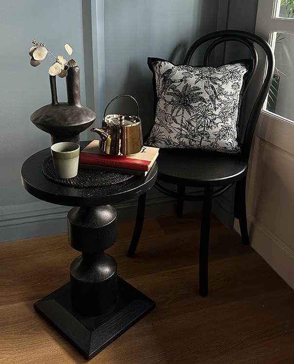 Wood Side Table 實木幾何邊桌 - 2