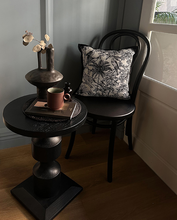 Wood Side Table 實木幾何邊桌 - 6