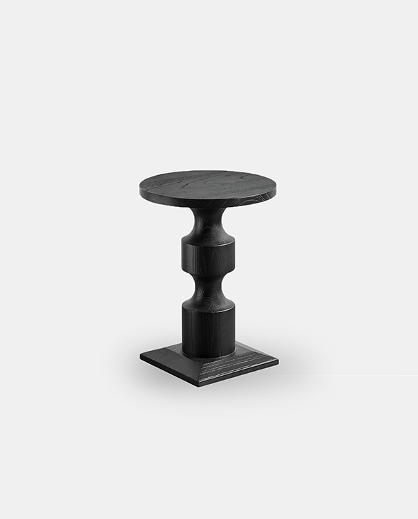 Wood Side Table 實木幾何邊桌