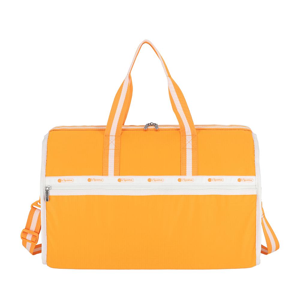LeSportsac - DELUXE LG WEEKENDER 奢華大型旅行袋 - 滾邊暖陽橘