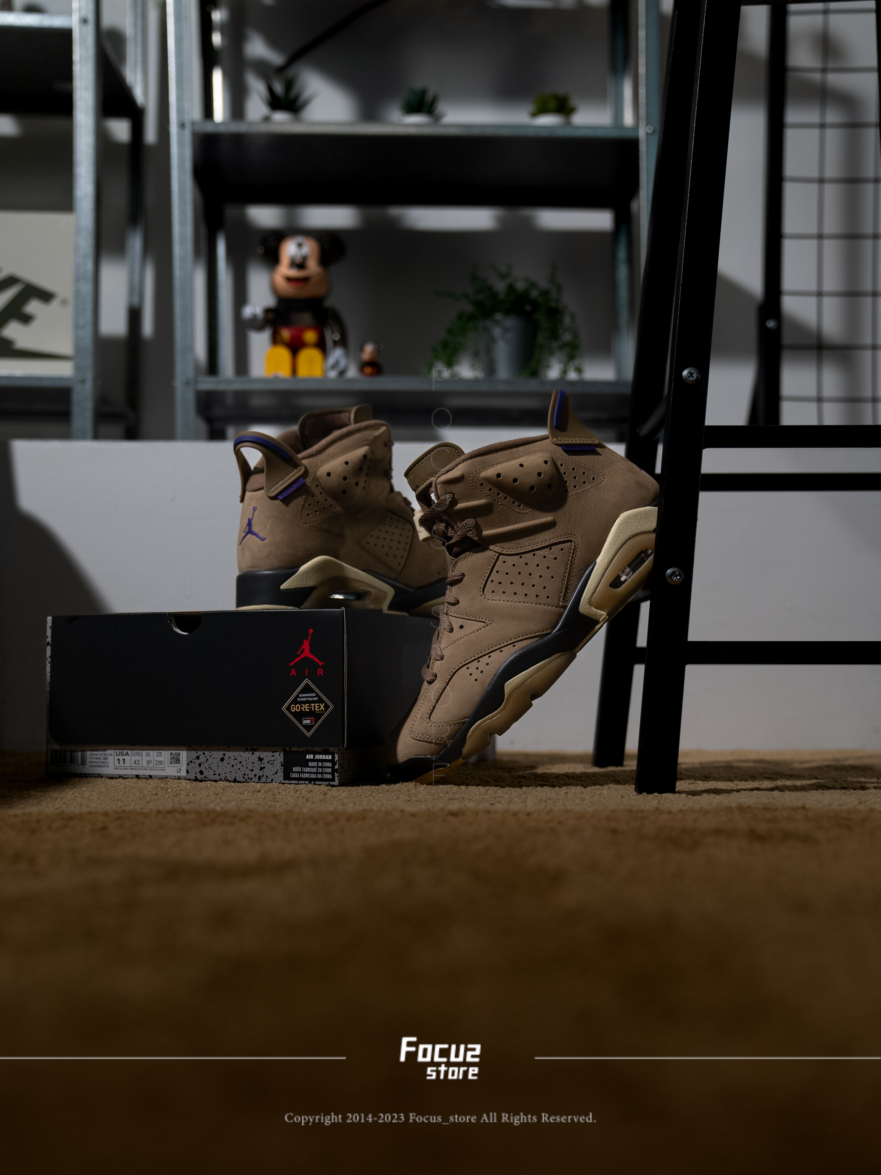 【Focus Store】預購 Nike Air Jordan 6 Gore-Tex "Brown Kelp" 棕色 卡其色 FD1643-300