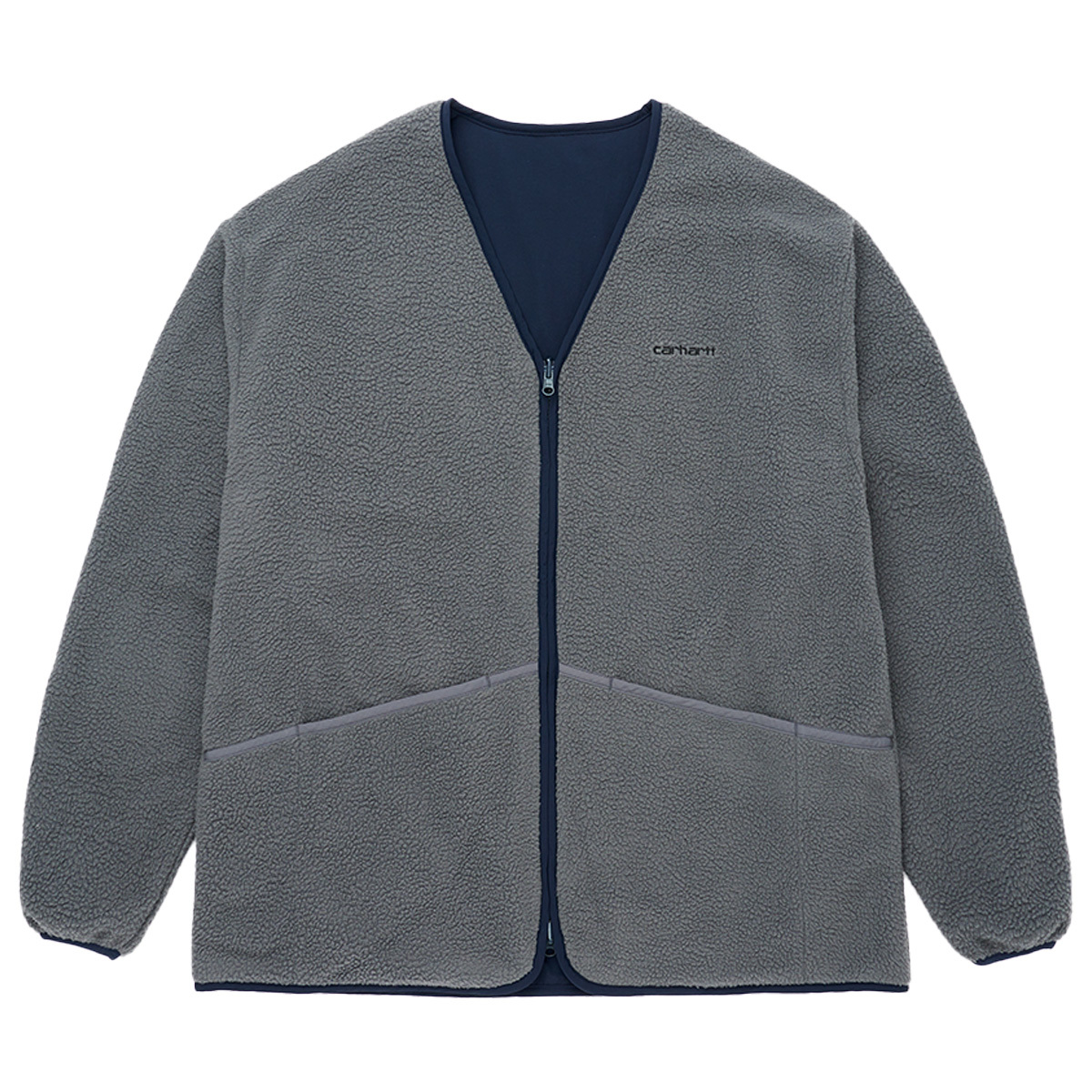 2023AW CARHARTT WIP Duncan Liner 無領 外套 雙面穿 現貨 A232009