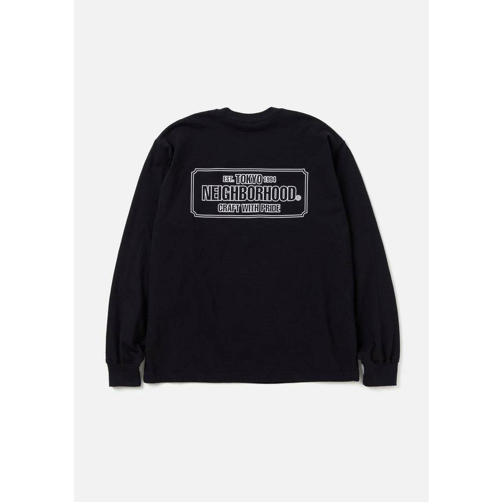 2023AW NEIGHBORHOOD NH TEE-1 LS 背後大LOGO 長T 長袖 現貨