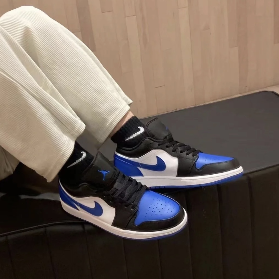 Nike Air Jordan 1 Low Royal Toe 低筒小閃電皇家藍