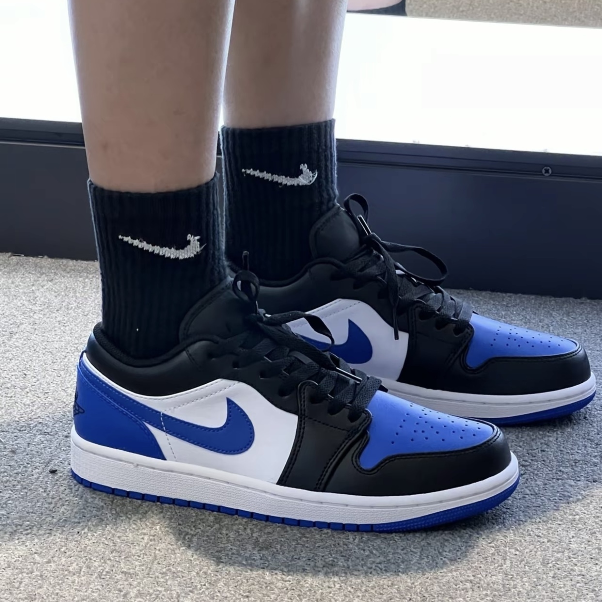 Nike Air Jordan 1 Low Royal Toe 低筒小閃電皇家藍