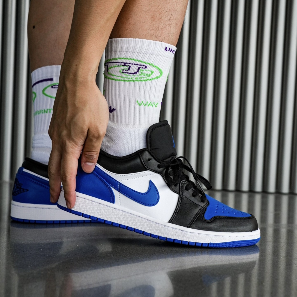 Nike Air Jordan 1 Low Royal Toe 低筒小閃電皇家藍