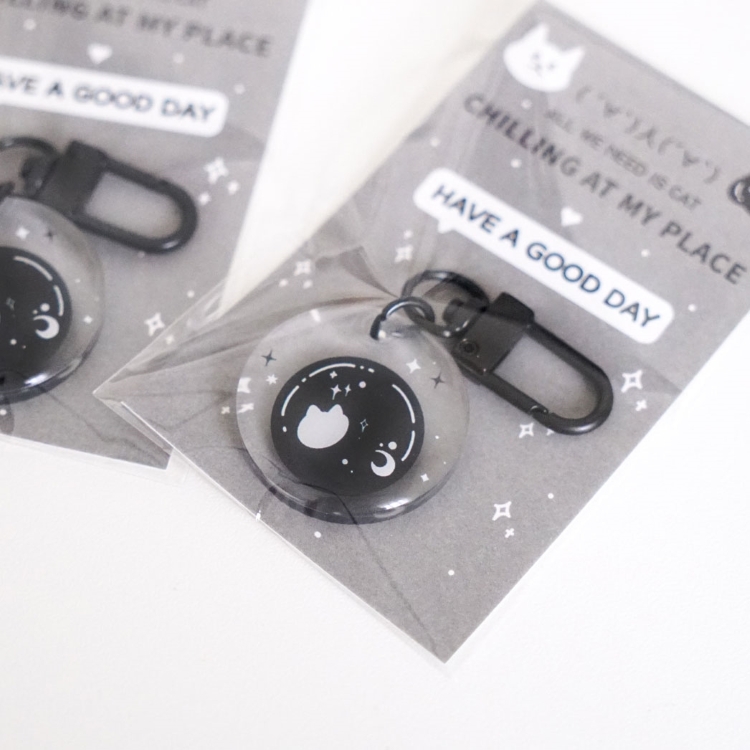 貓咪水晶球吊飾