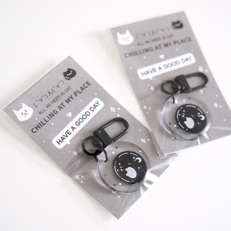 貓咪水晶球吊飾