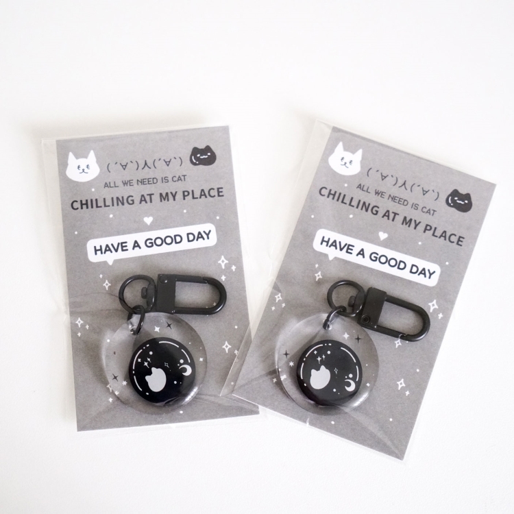 貓咪水晶球吊飾