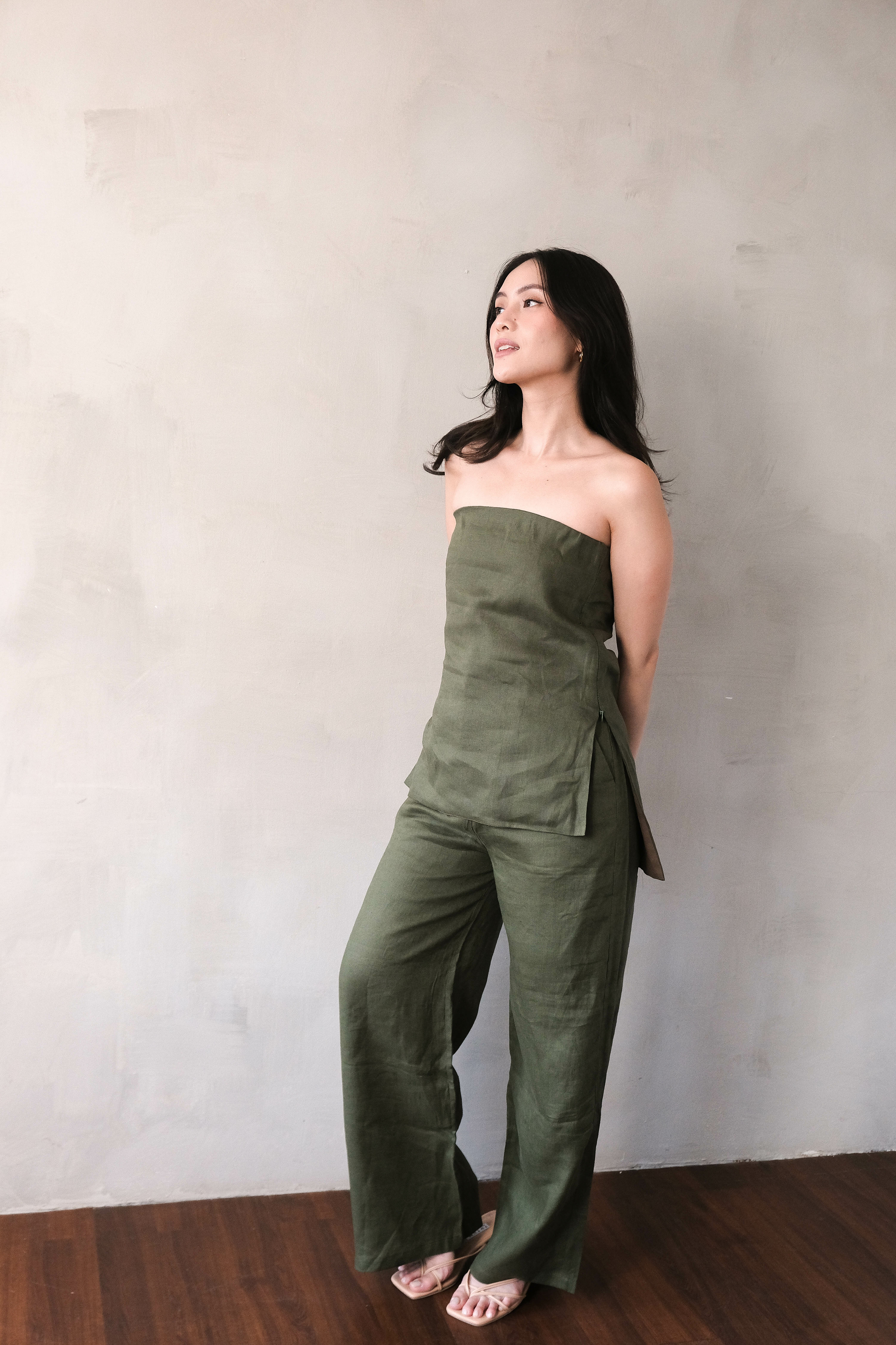 Palmer Linen Set - Juniper