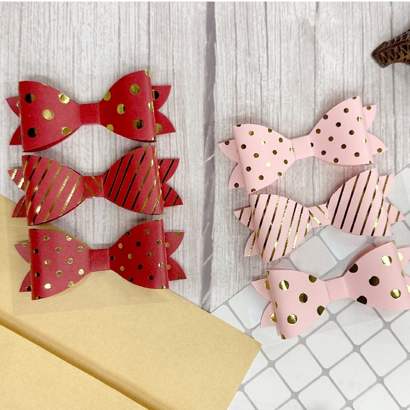 四季紙品 立體蝴蝶結禮物貼 【BT009】