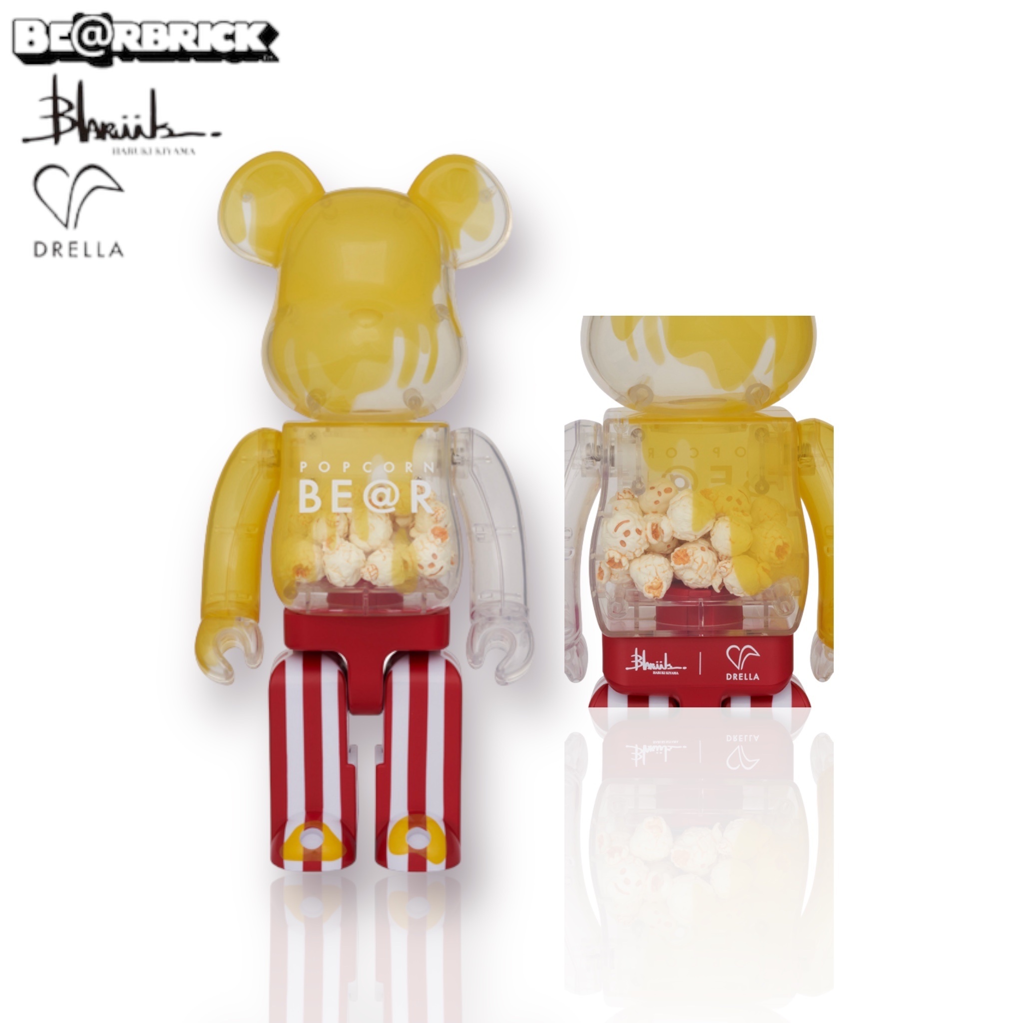 限定Ｗ特典付属 BE@RBRICK POPCORN BE@R 400％ | www.photomap.nu