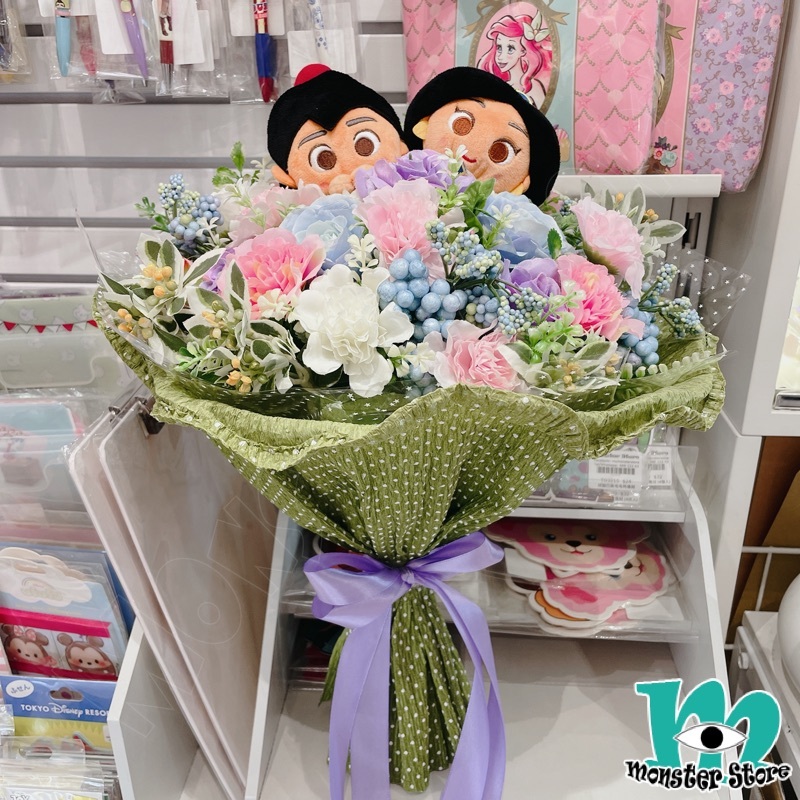 阿拉丁茉莉公主公仔花束