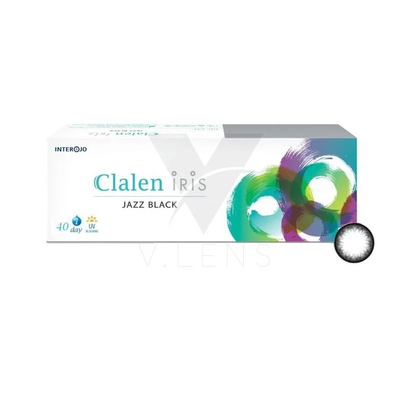 [日拋] Clalen IRIS 貓眼黑 (Jazz Black) 每日即棄彩色隱形眼鏡 40片/盒