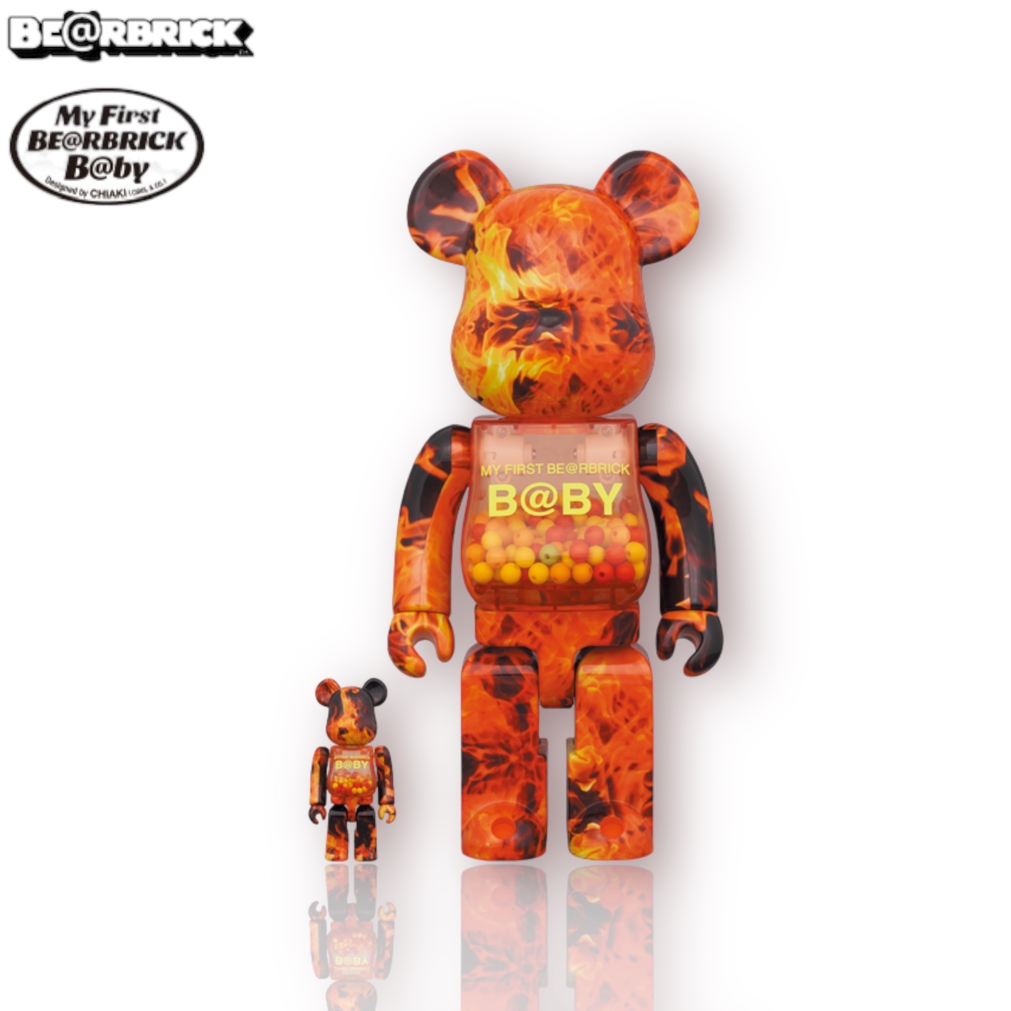 Bearbrick 400% 100% B@BY FLAME