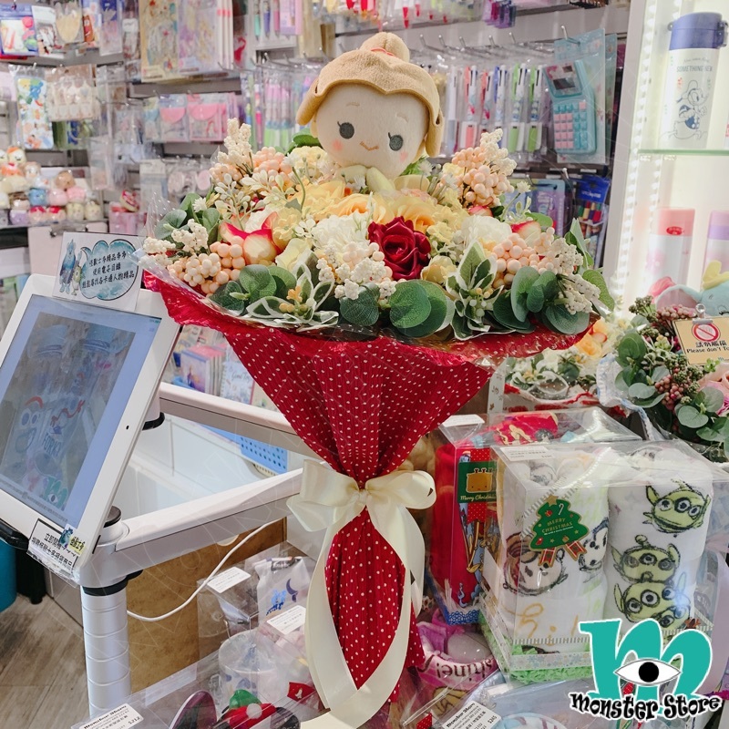 美女與野獸貝兒公仔花束