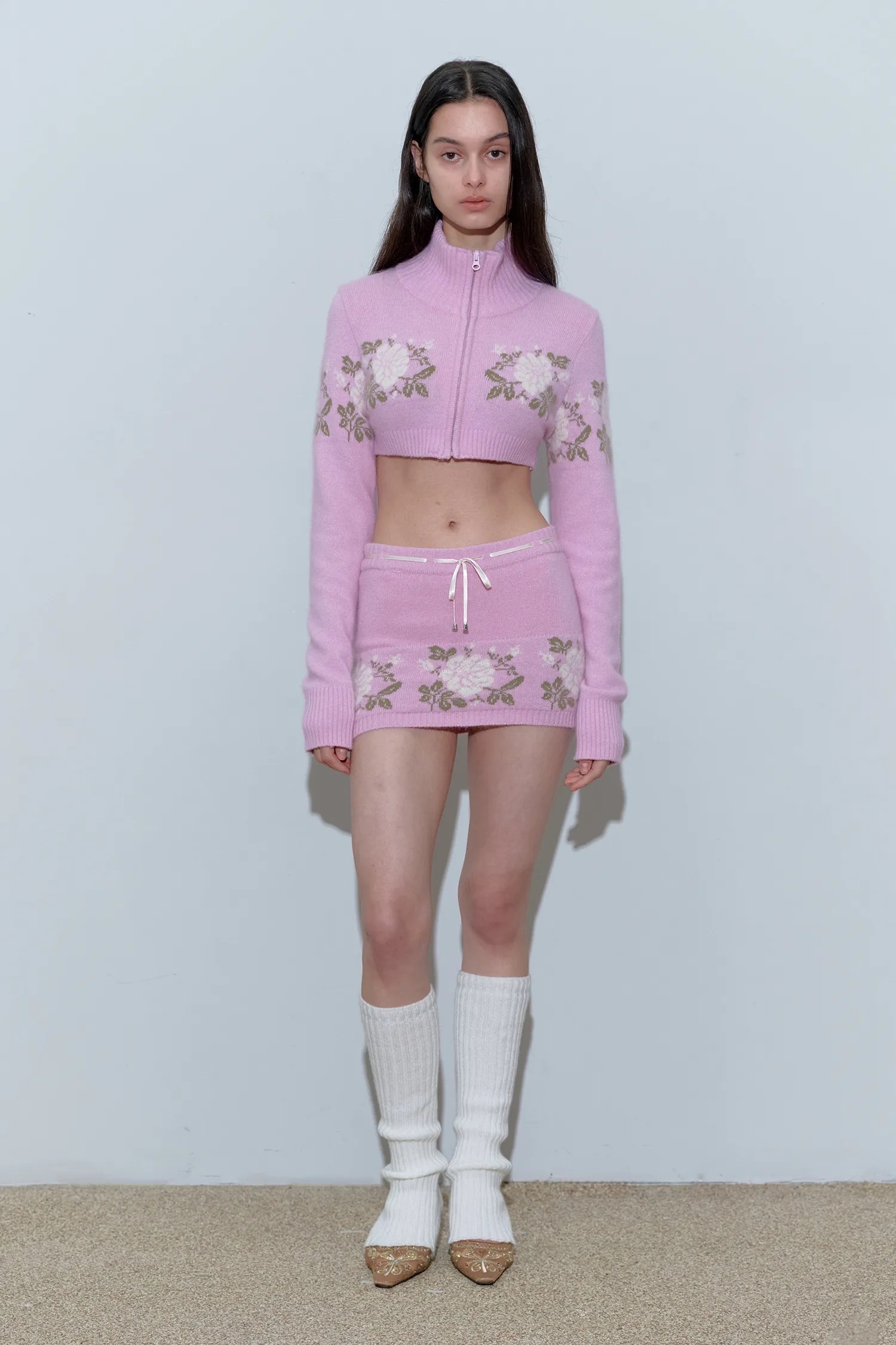 【SCULPTOR】Angora Micro Skirt Pink SCULPTOR] ANGORA MICRO SKIRT