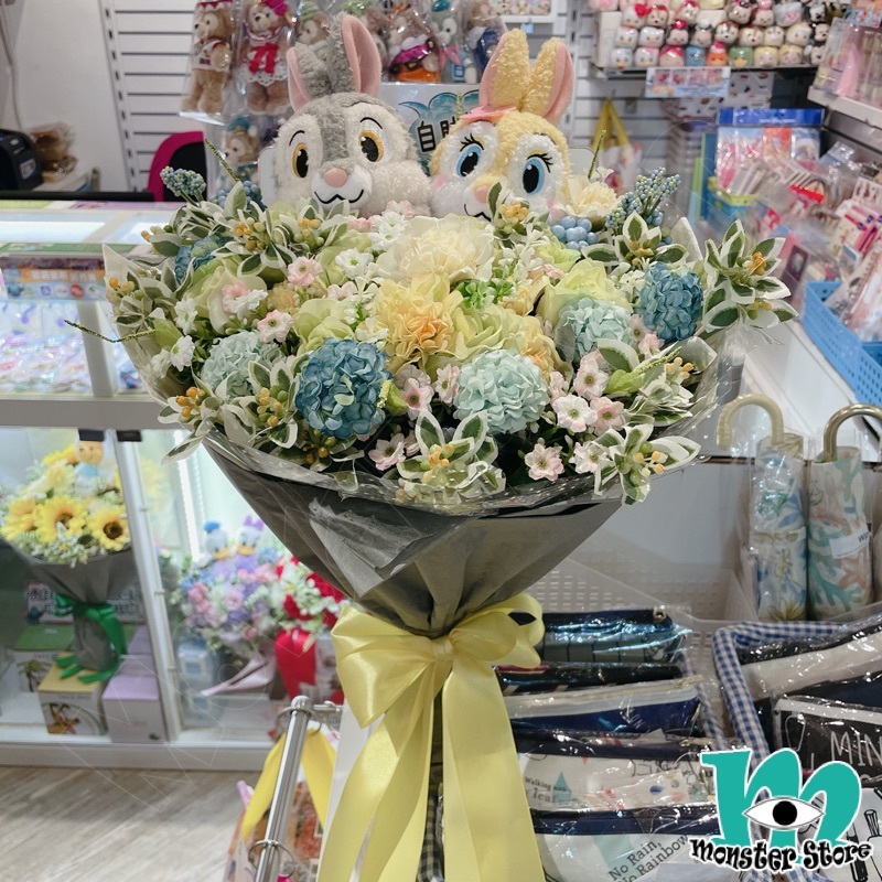 桑比兔賓尼兔公仔花束