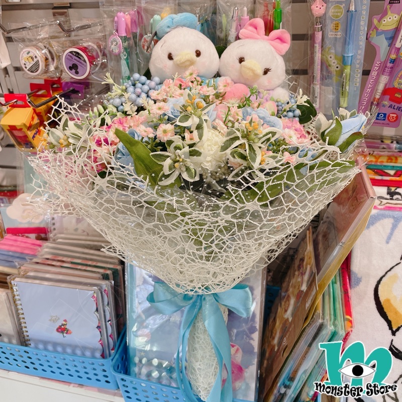 唐老鴨黛絲公仔花束