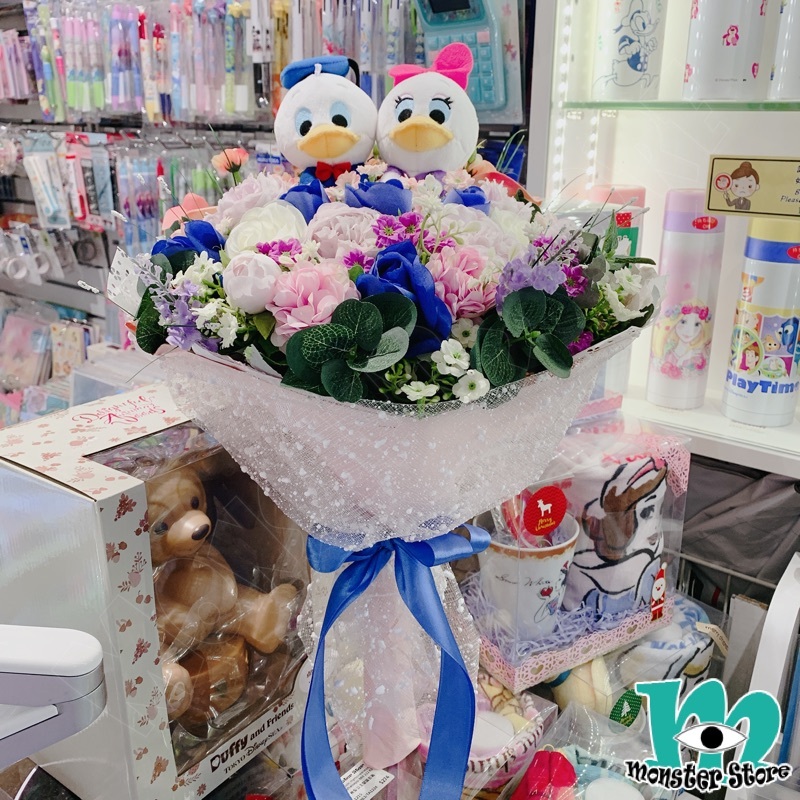 唐老鴨黛絲公仔花束