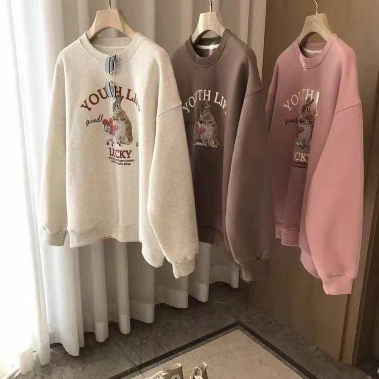 2023年冬季新款 韓國🆕最新款Lucky🐰兔仔女裝衛衣