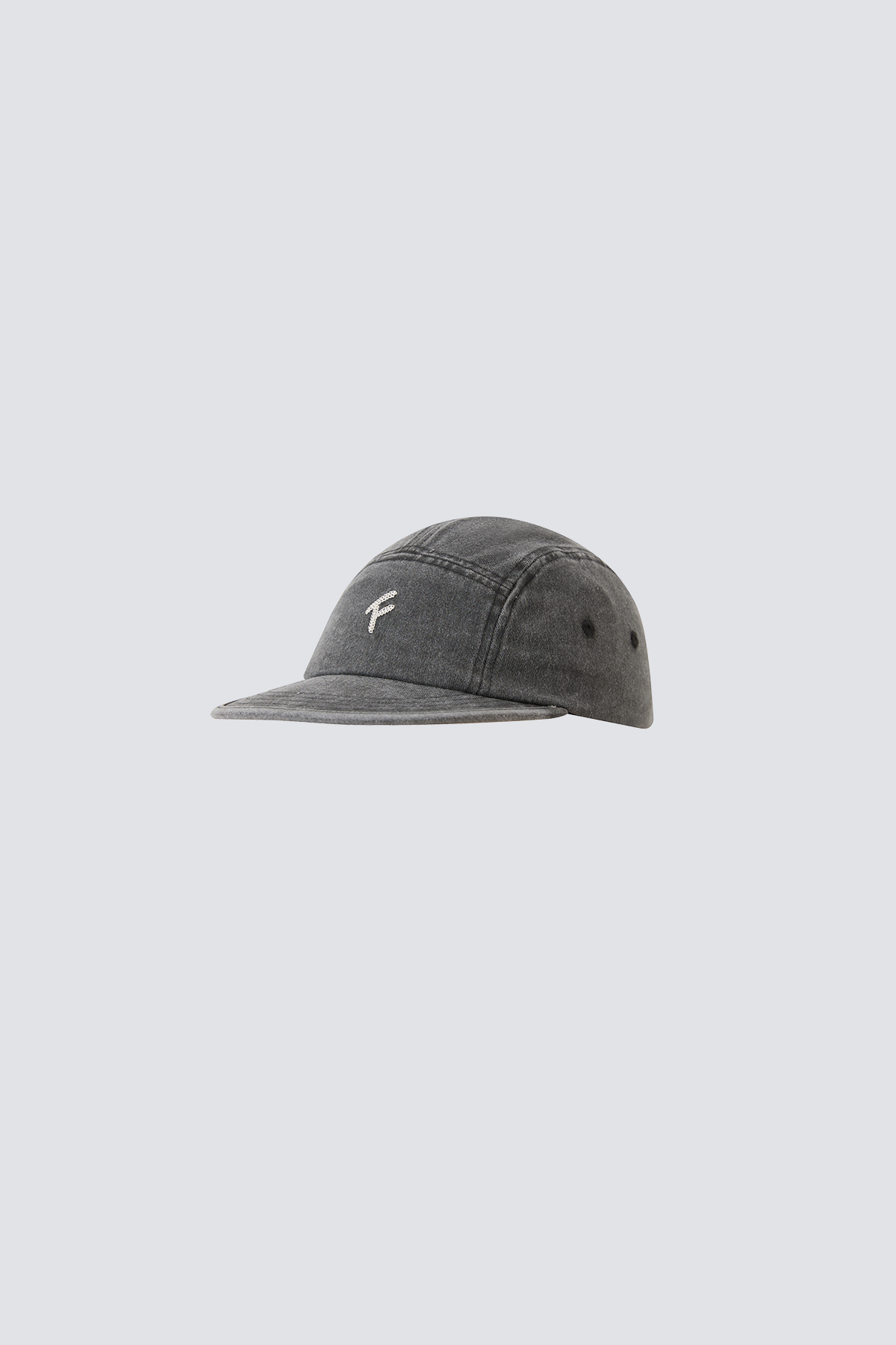 Washed Grey 5-Panel Cap｜Hong Kong Original Design
