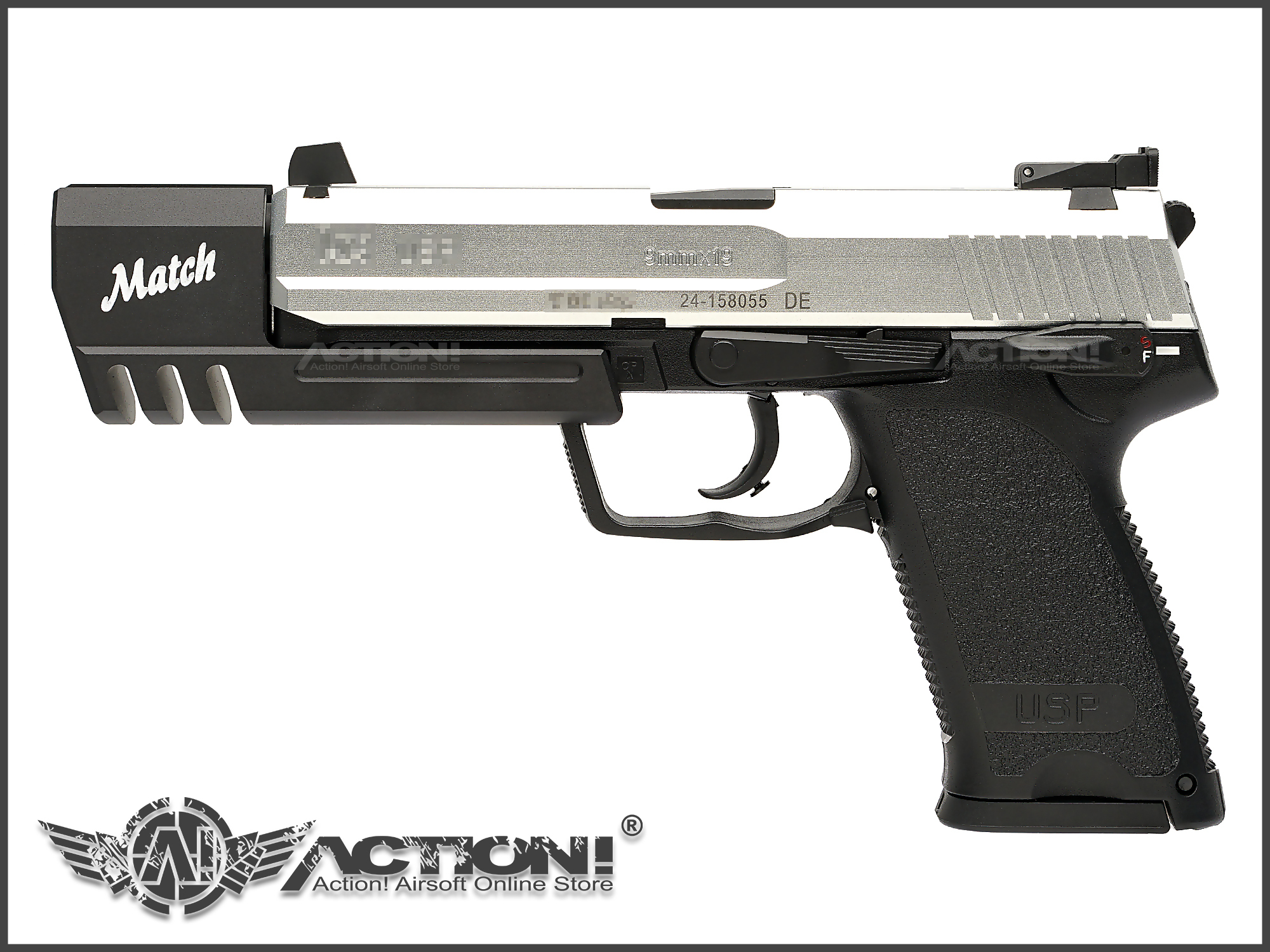 USP MATCH Style Aluminum Set AIRSOFT GBB Pistol (VFC/Um