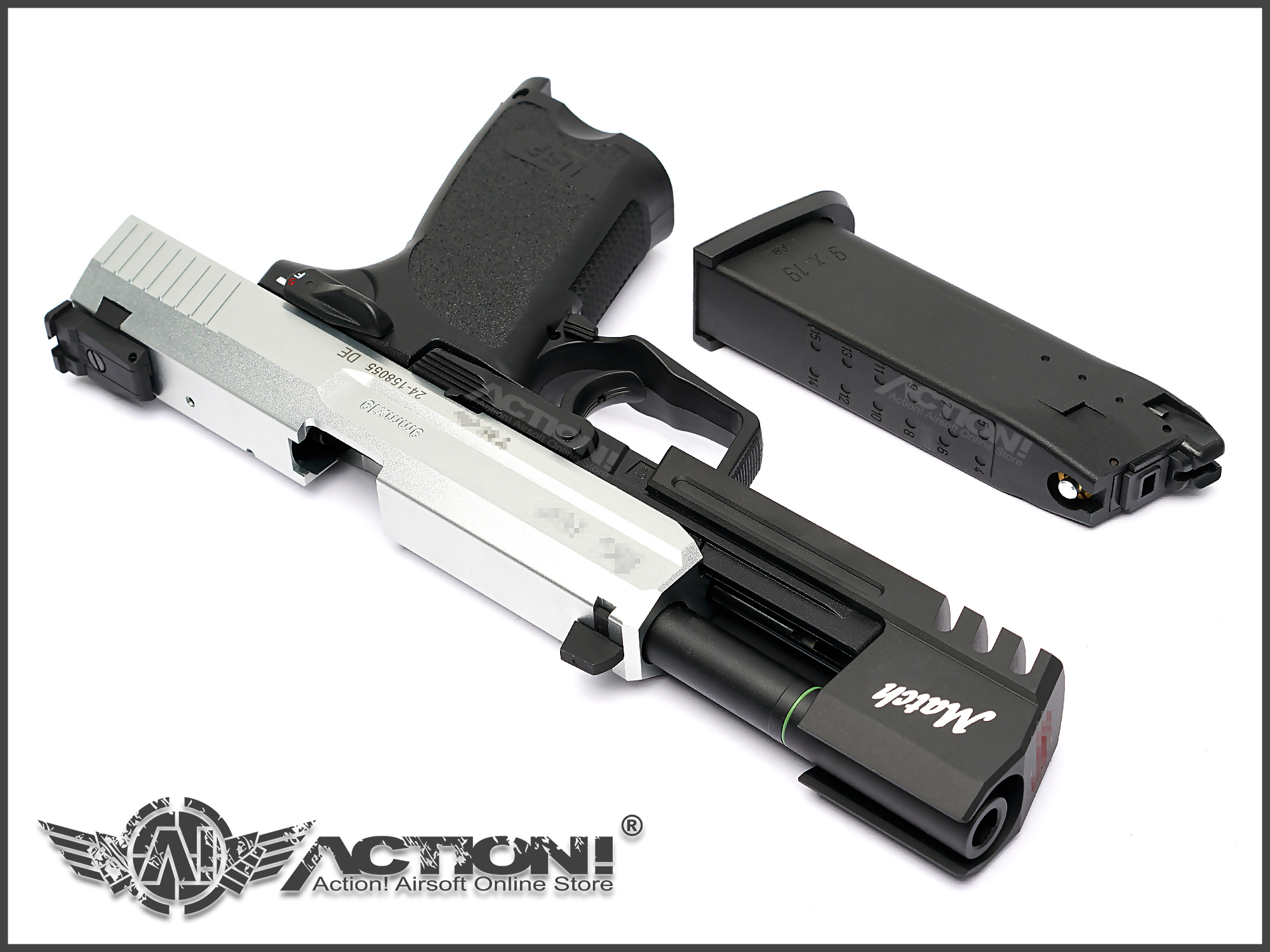 USP MATCH Style Aluminum Set AIRSOFT GBB Pistol (VFC/Um