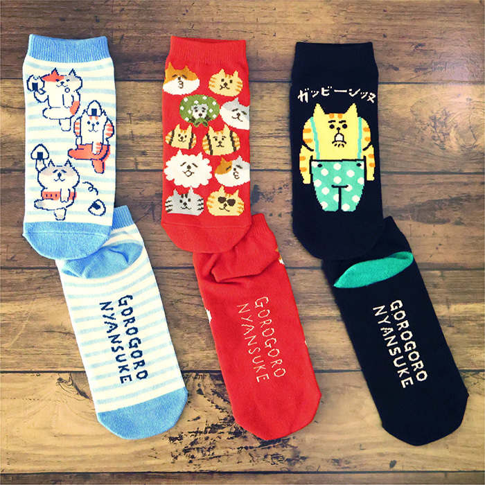 喵之助 可愛短襪（3款)｜日本MIND WAVE