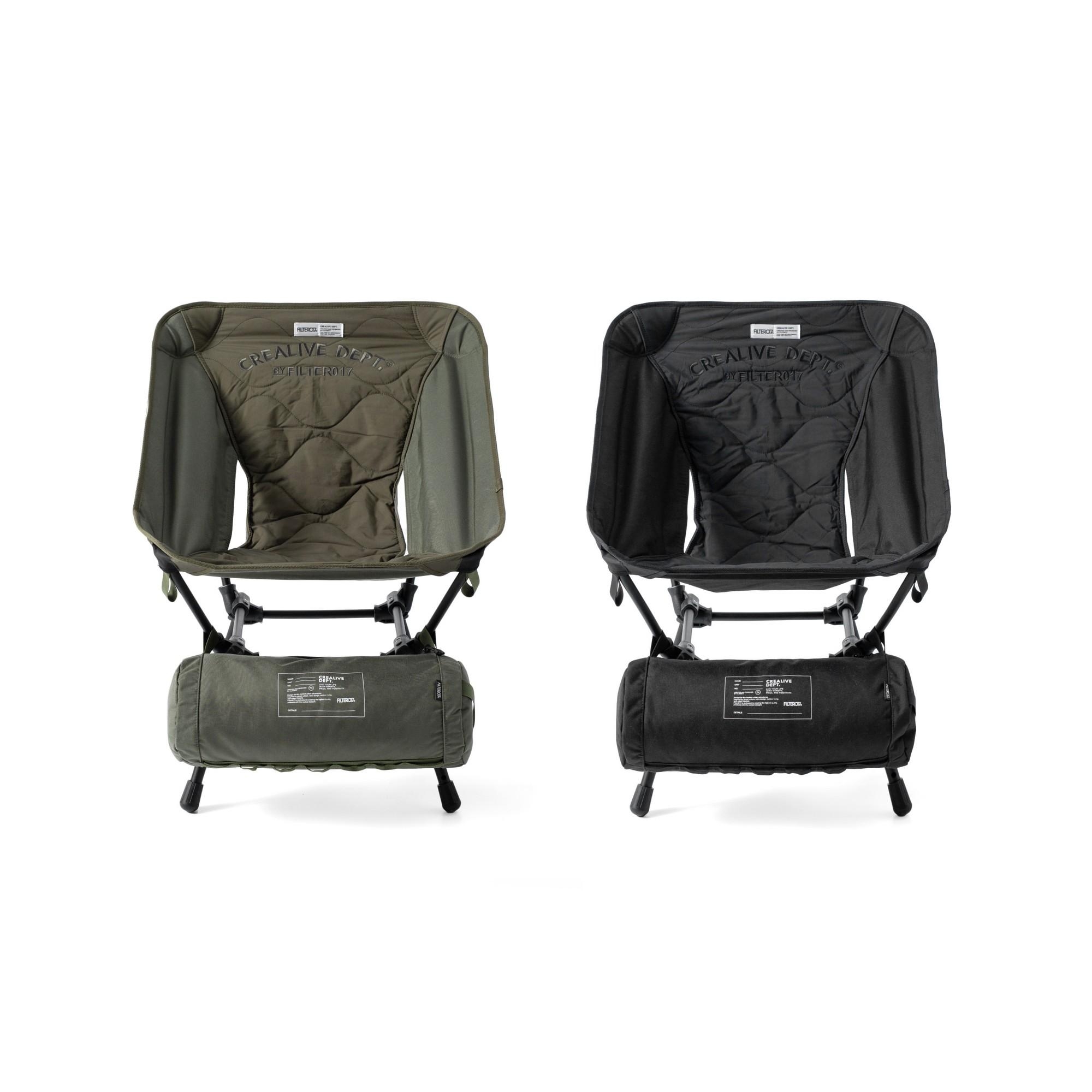 FILTER017® CORDURA® Padded Quilted Folding Chair 刺繡衍縫戰術