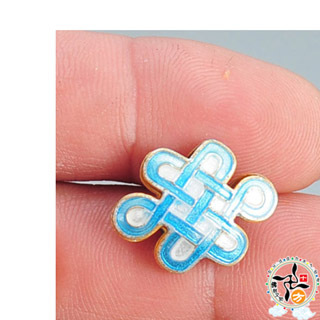 吉祥結 景泰藍1.5*2*0.6 cm【十方】141452