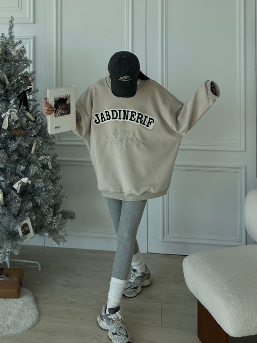 加厚大版刺繡Q毛字衛衣*4色