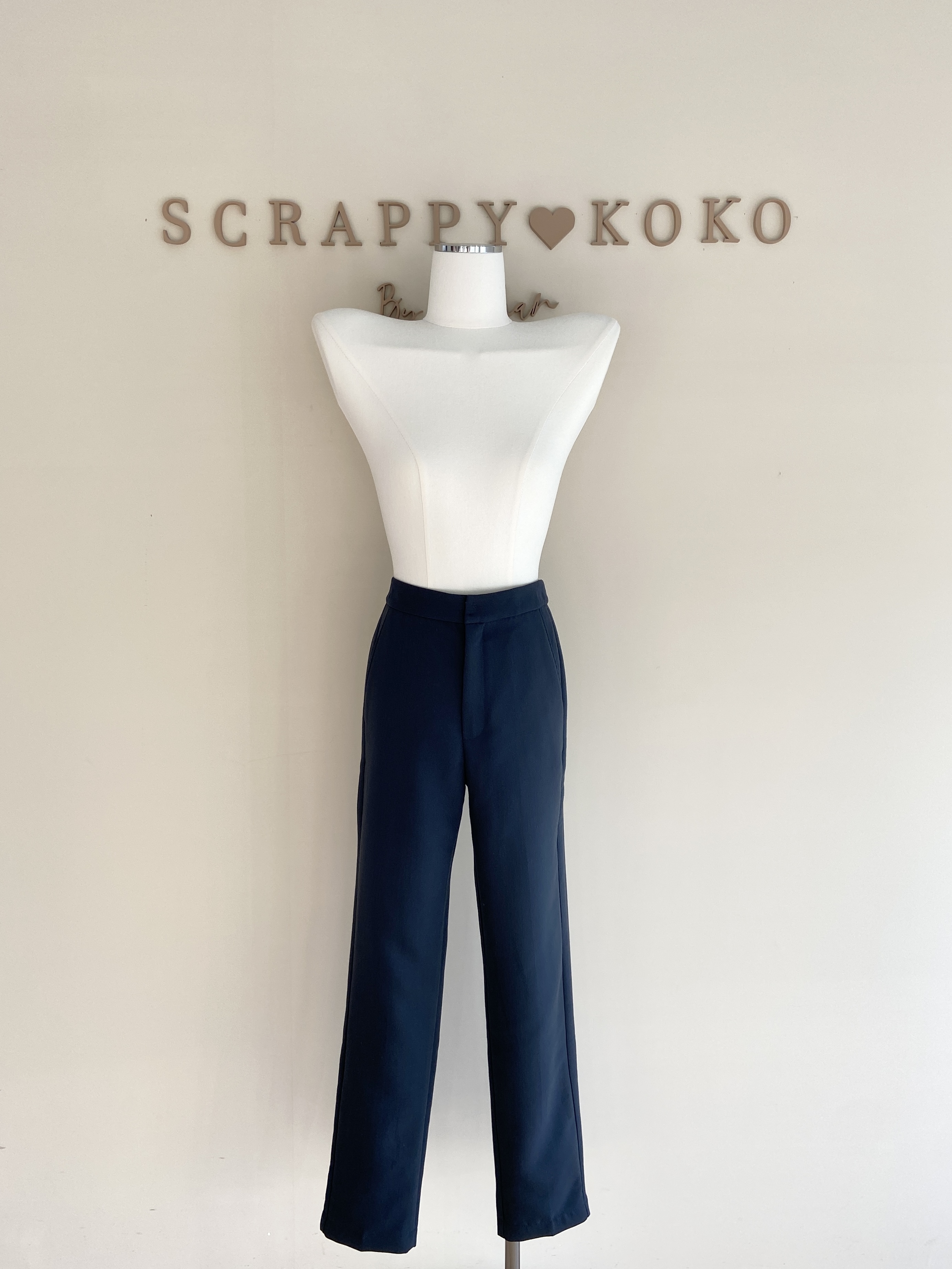 Miss Sloane 顯瘦直筒西裝褲