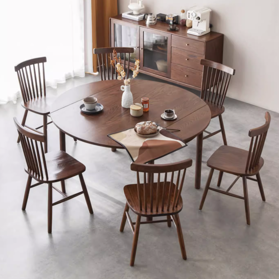 挪威胡桃折疊圓桌 NW-A4112