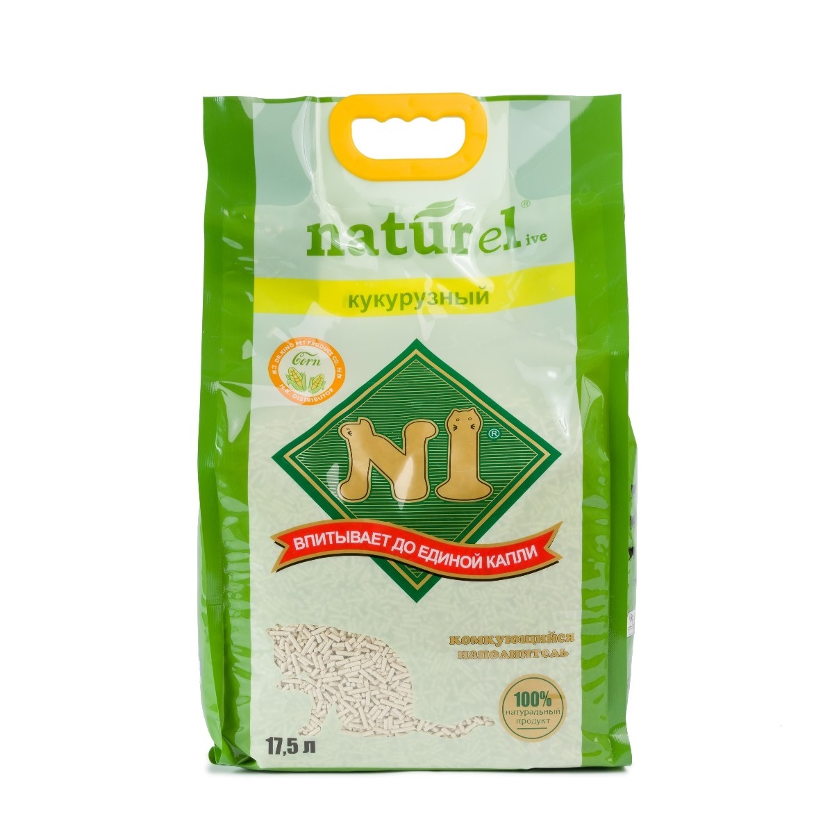 N1 Naturel  Soya Cat Litter 17.5L (ORIGINAL / GREEN TEA)