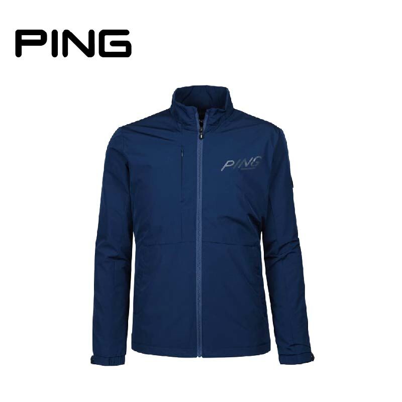 PING 美國 男 LOGO防潑水風衣薄外套(2色) 防風透氣/防潑水 04PI23216A