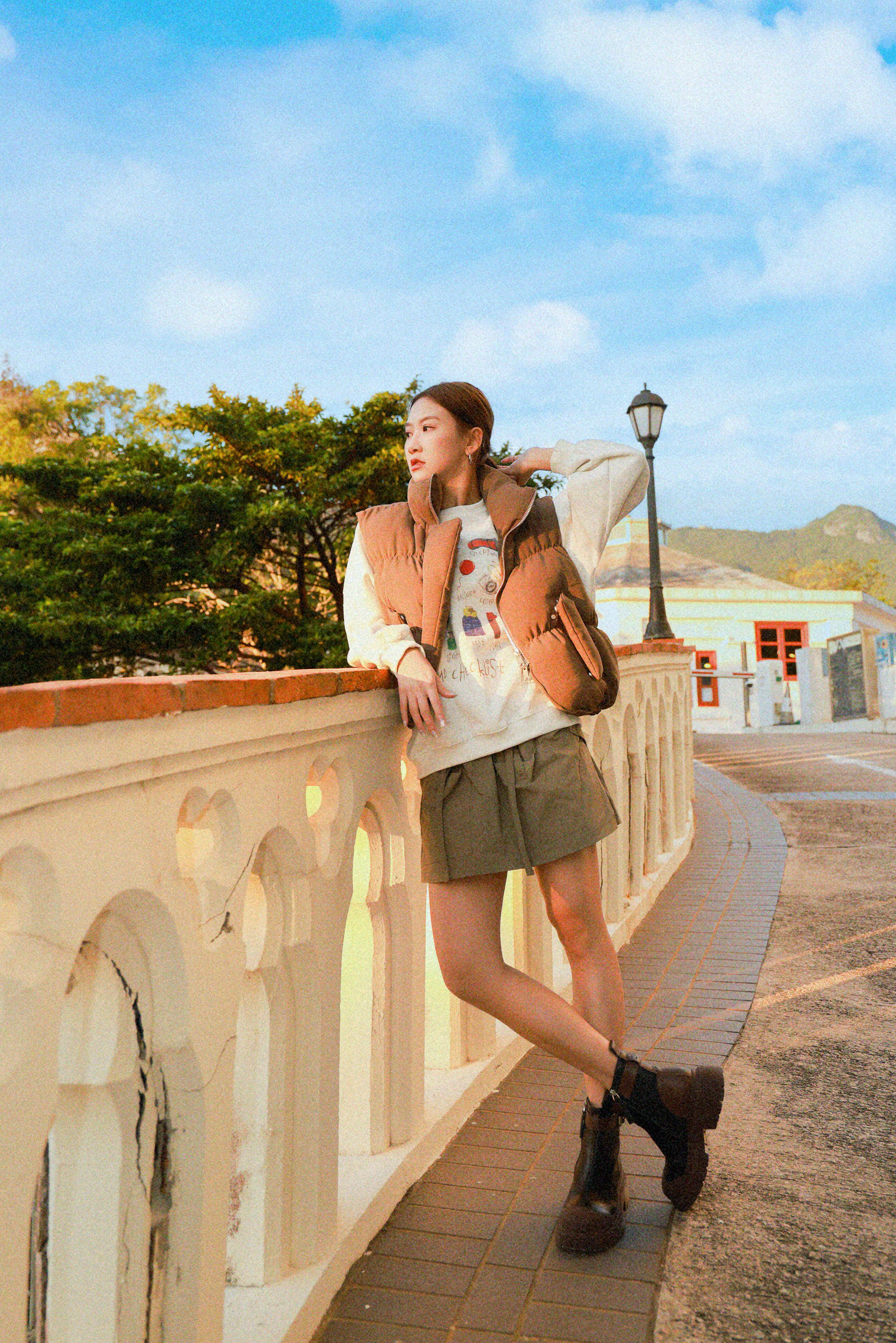 雙束帶袋短裙褲（現貨款式）