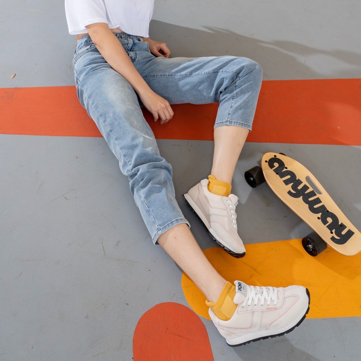 《虹Niji》雙側減壓運動襪-流光金-船型-M〈除臭/厚底〉