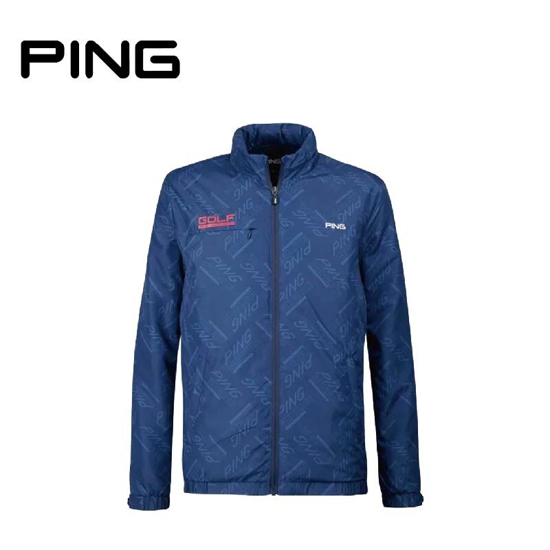 PING 美國 男 滿版LOGO印花鋪棉外套(3色) 防風透氣/防潑水/蓄熱保溫 04PI23225A