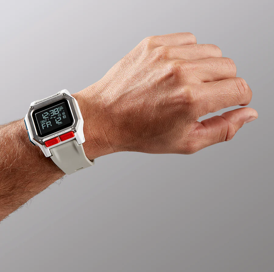 萬年鐘錶 - NIXON 尼克森  regulus   衝浪方形電子錶  A1180-611   錶徑46MM