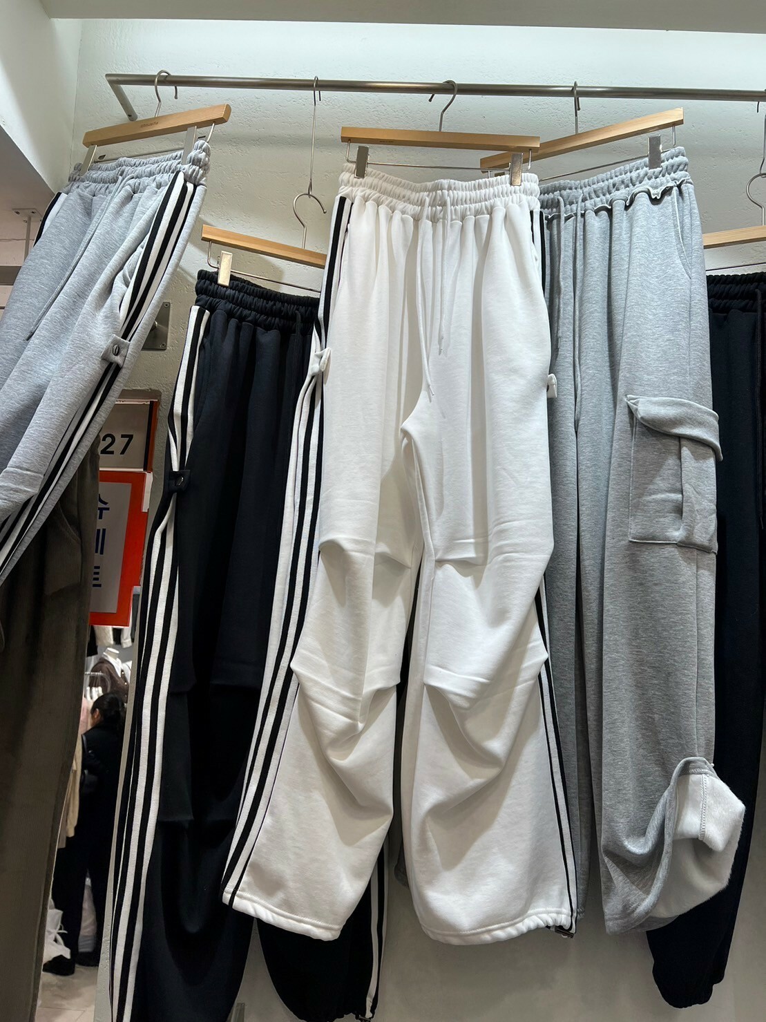 🇰🇷抓皺落地寬褲