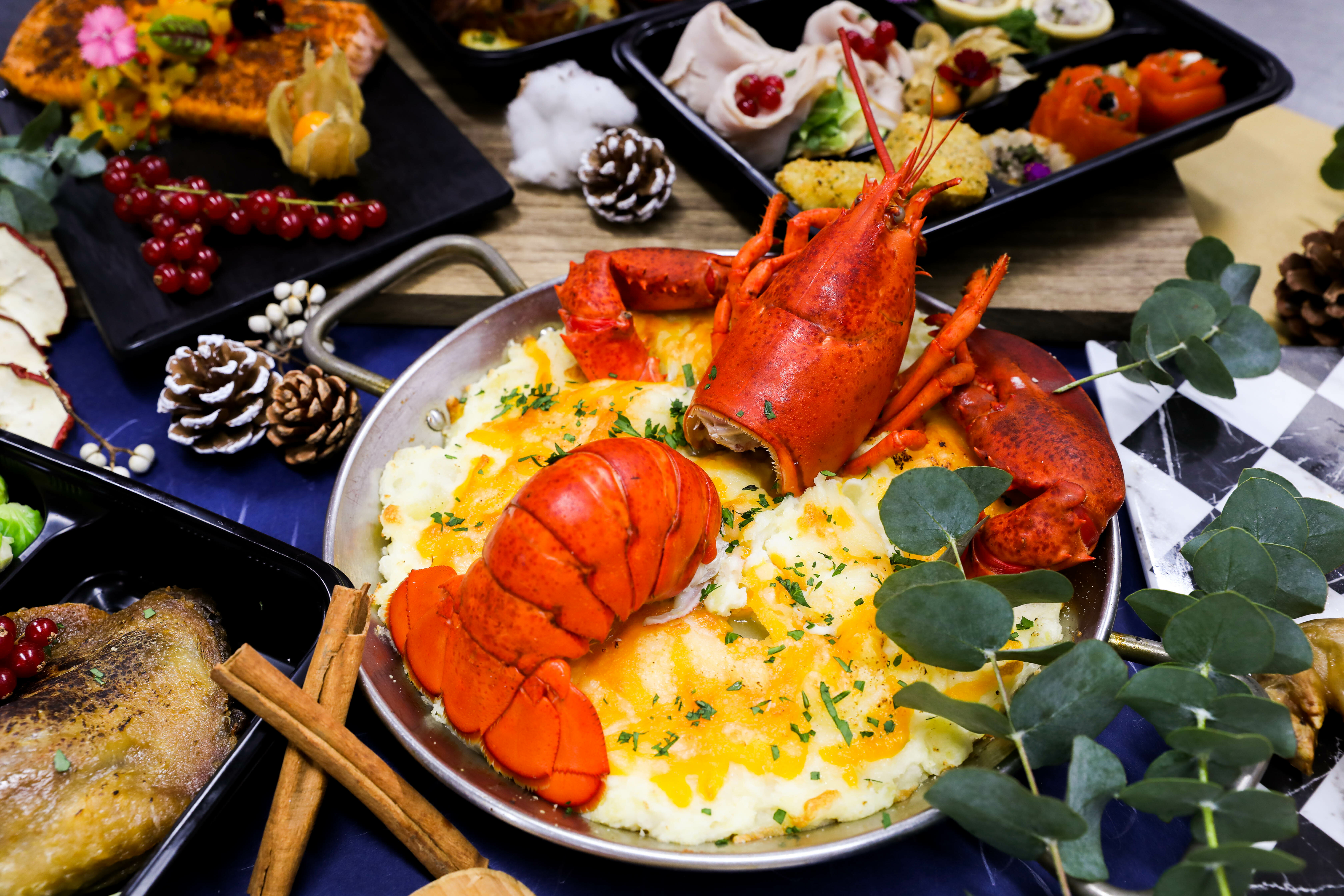 聖誕限定 英式漁夫海鮮龍蝦批 - 3lbs