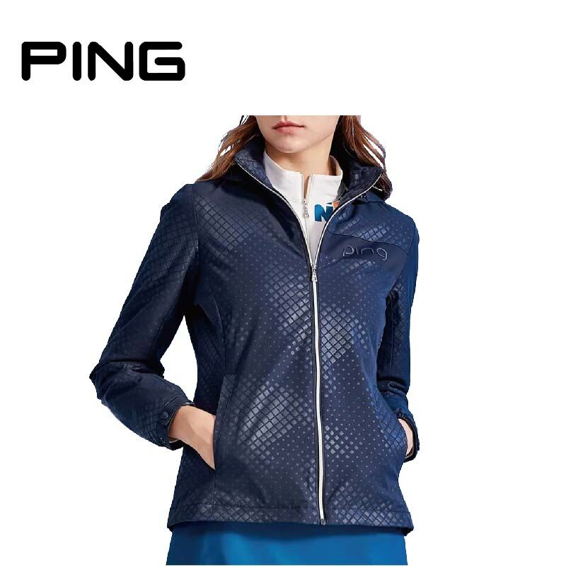 PING 美國 方格防潑可拆帽鋪棉外套(3色) 防風透氣/防潑水 04PI23225B