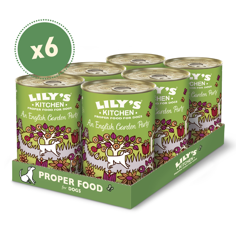 Lily's Kitchen An English Garden Party Dog Wet Food 400g x 6