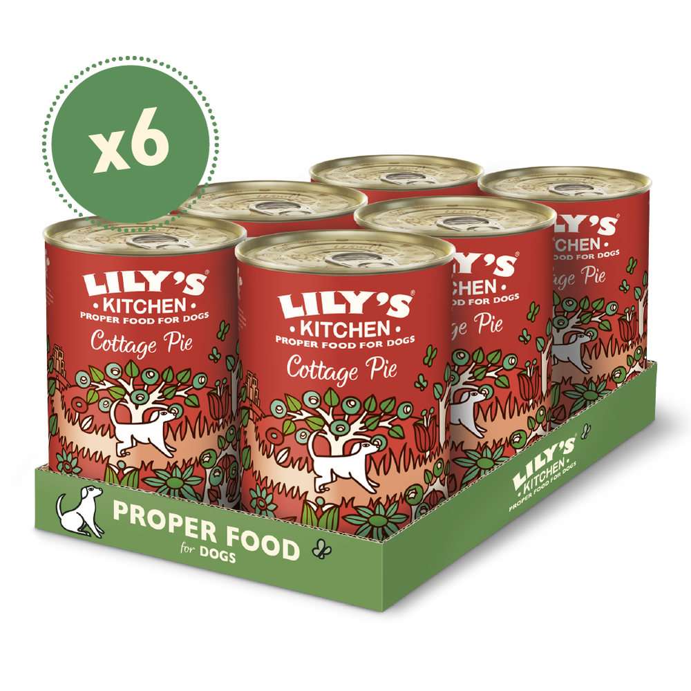Lily's Kitchen Cottage Pie Dog Wet Food 400g x 6