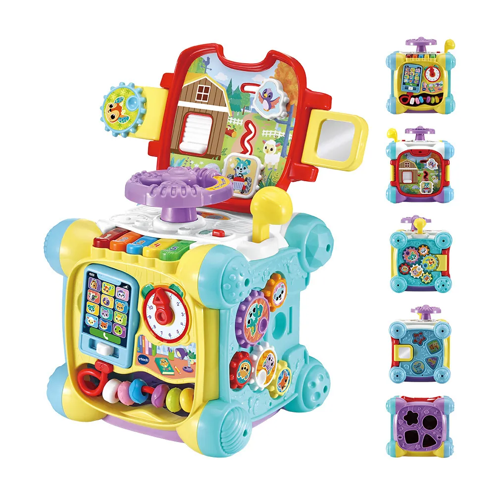 《 英國 Vtech 》 6合1方向盤探索學習寶盒