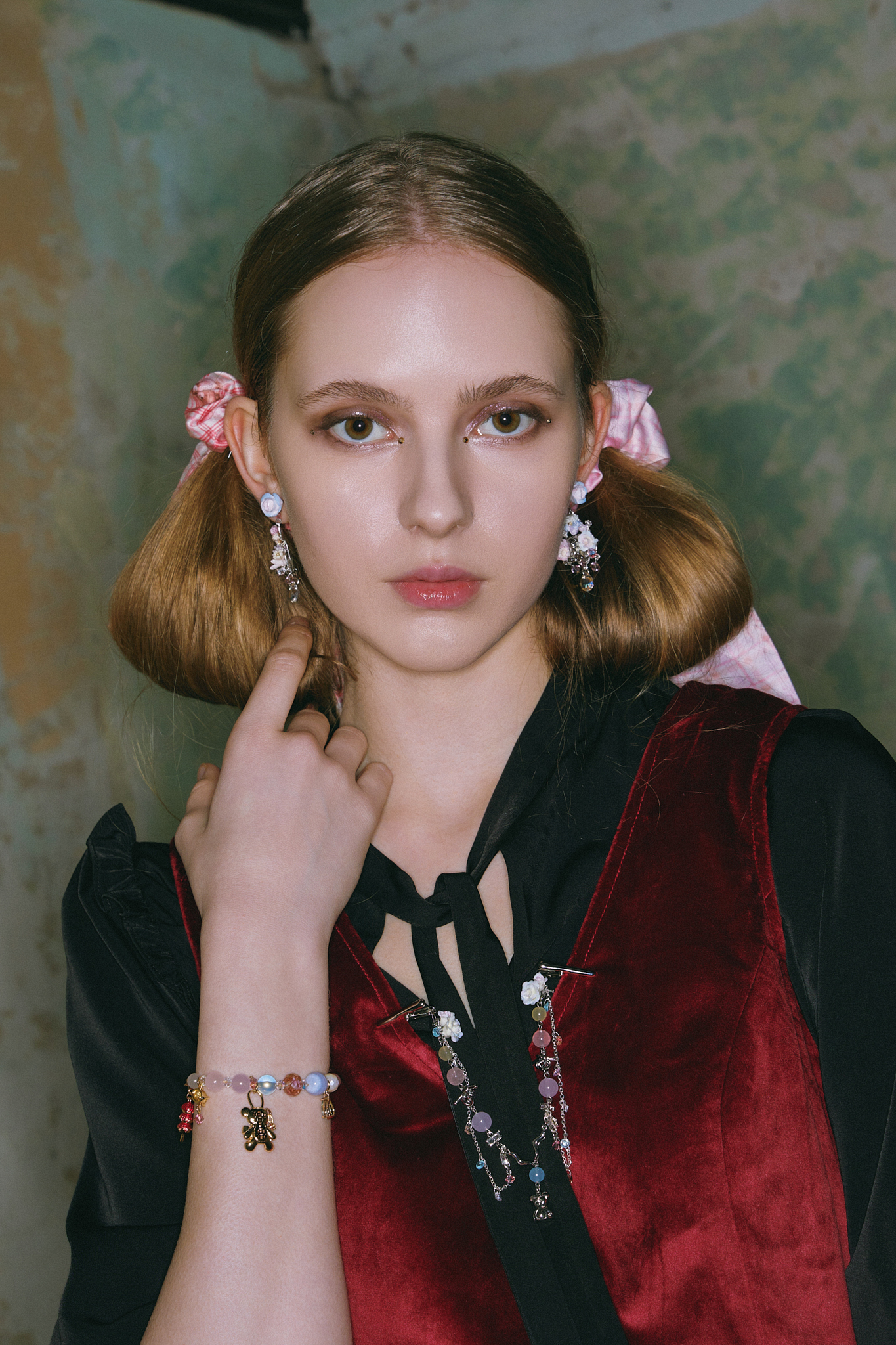 Huggy Teddy Woolen Droplet Earrings