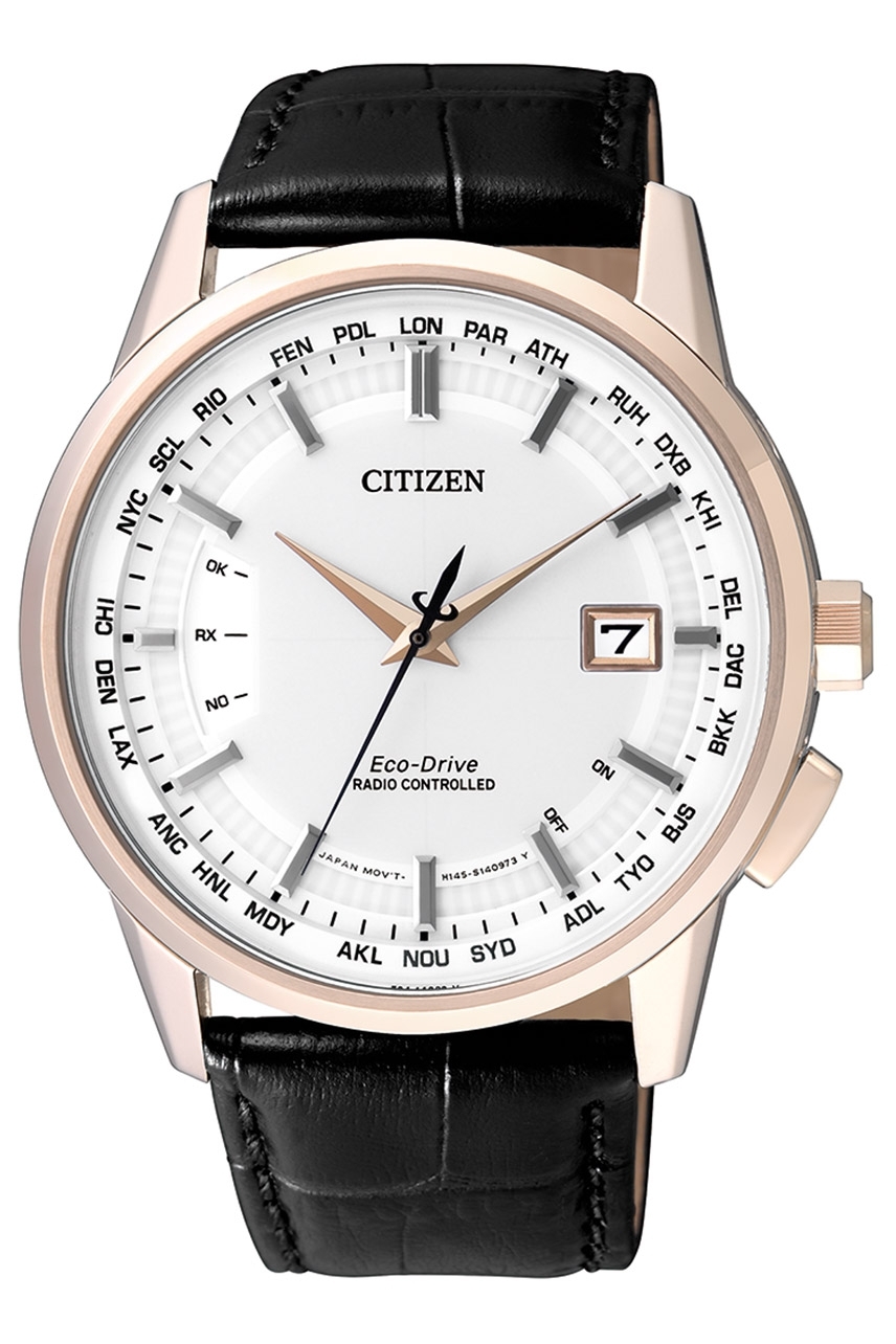 Citizen 光動能萬年曆 電波手錶 CB0153-13A  平行進口