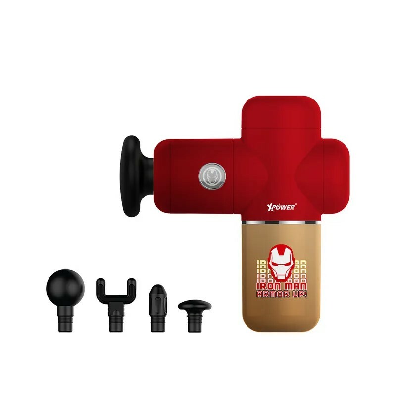 （2026新年限時優惠）XPower x Marvel 鋼鐵俠系列 MG3 超迷你肌肉按摩槍