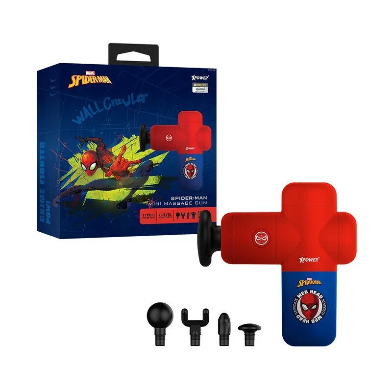 （2026新年限時優惠）XPower x Marvel 蜘蛛俠系列MG3超迷你肌肉按摩槍